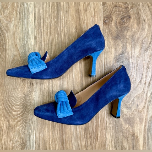 Girotti ELEGANT HEELS 17920 Blue Suede Size 40/9.5 NIB - Picture 8 of 8